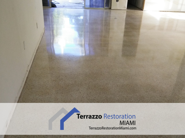 Terrazzo Polishing Process Miami